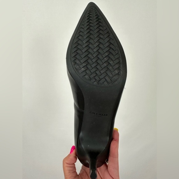 Cole Haan The Go-to Park Black 2.5” Heel Leather pointed Toe Pump 8.5B (… - Picture 11 of 15